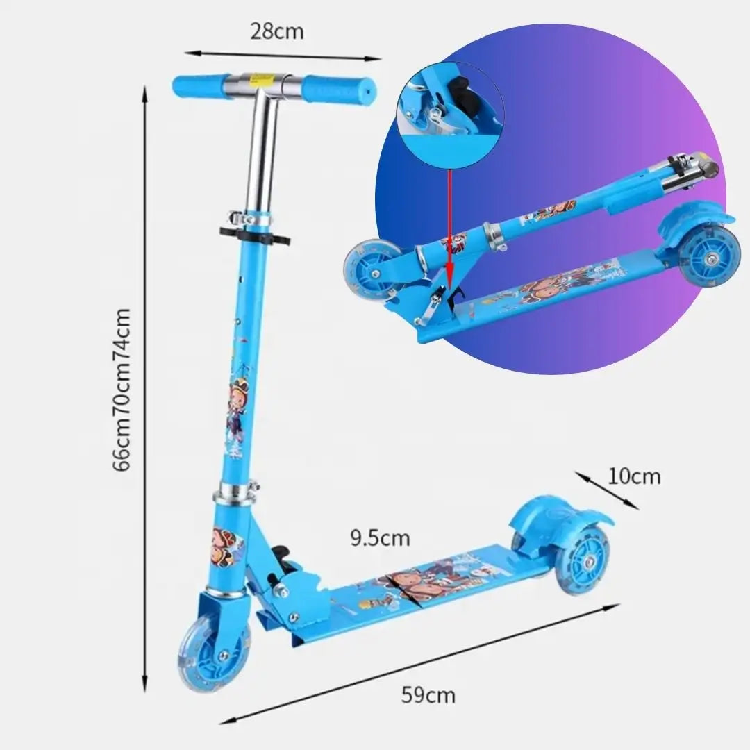 Monopatín con luces