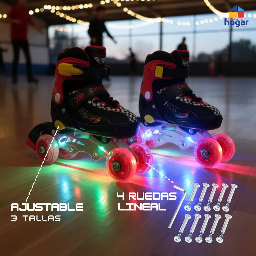 Patines en linea con luces ™️
