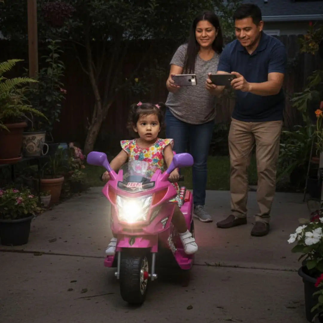 Moto eléctrica  recargable™️¡Aventura en Tres Ruedas para los Pequeños!