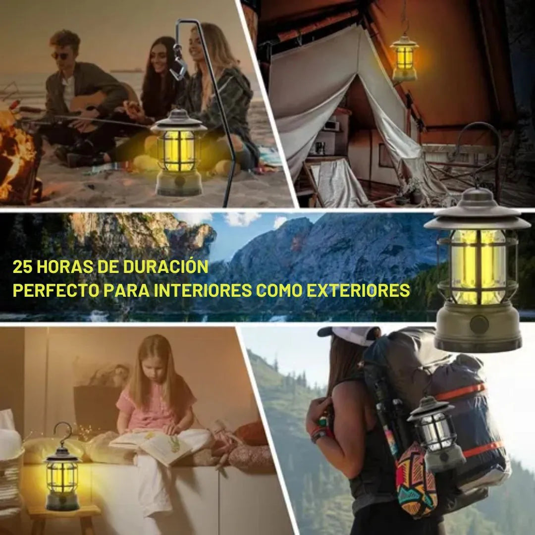 LAMPARA CAMPING RECARGABLE™️