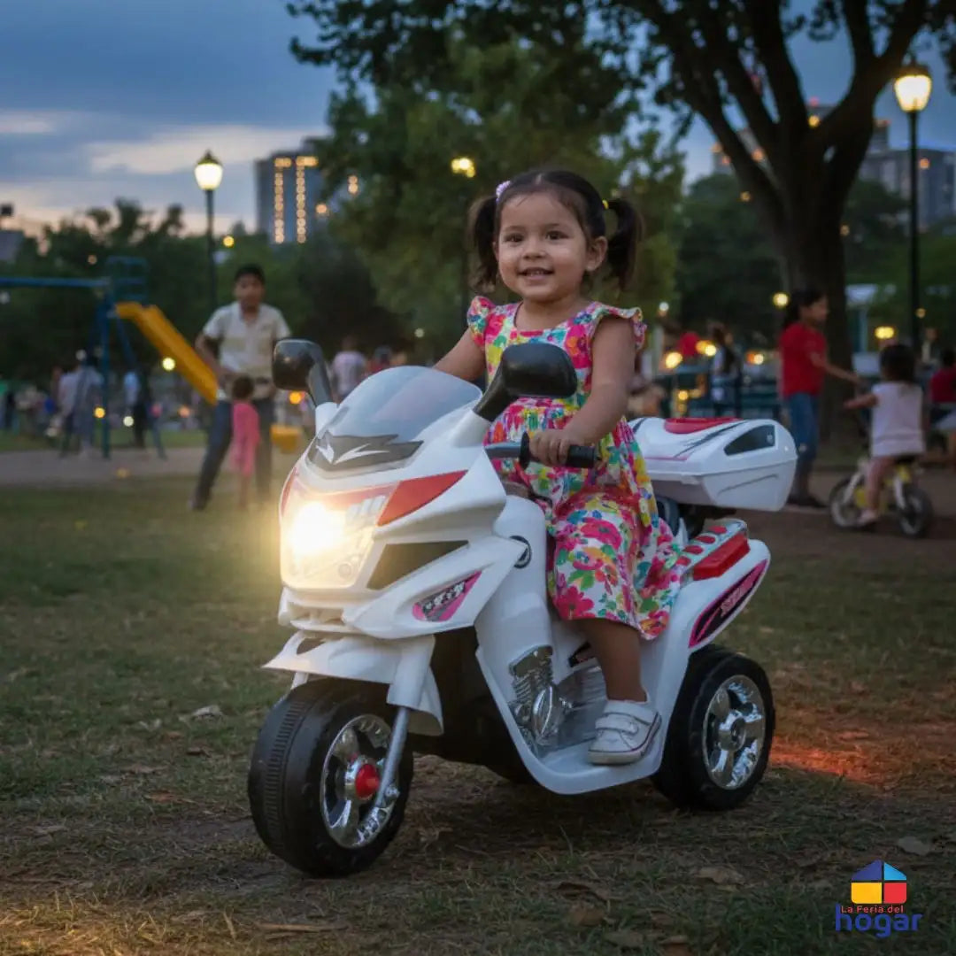 Moto eléctrica  recargable™️¡Aventura en Tres Ruedas para los Pequeños!