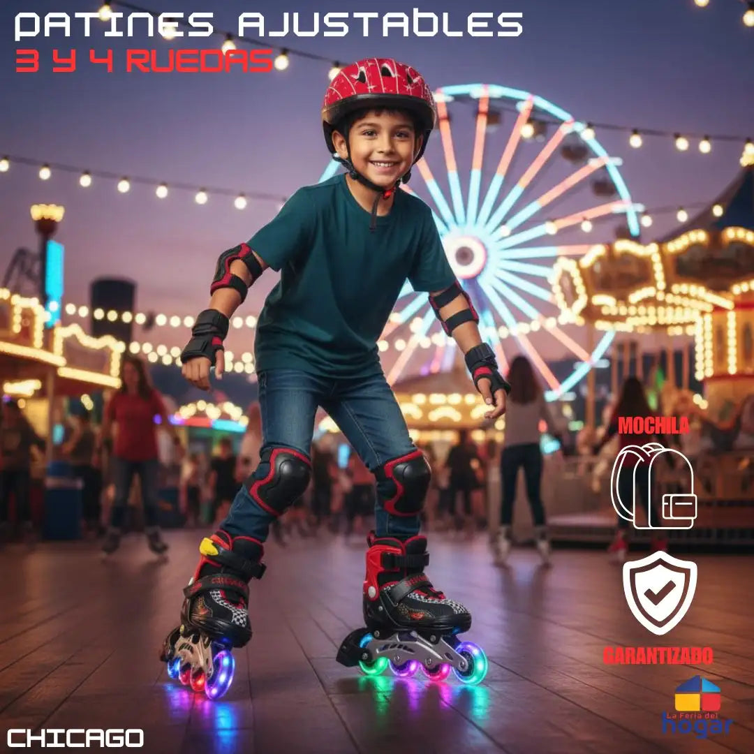 Patines en linea con luces ™️
