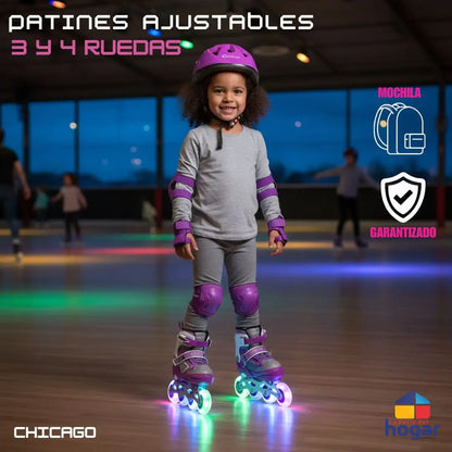 Patines en linea con luces ™️